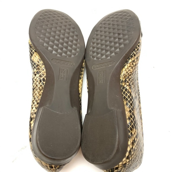 AEROSOLES AEROLOGY Snake Print Flats Shoes sz 6.5 - Picture 7 of 12